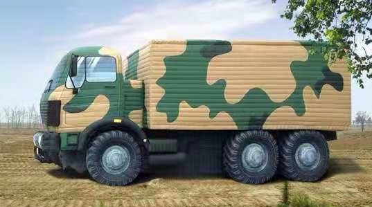 大武口充气军事车